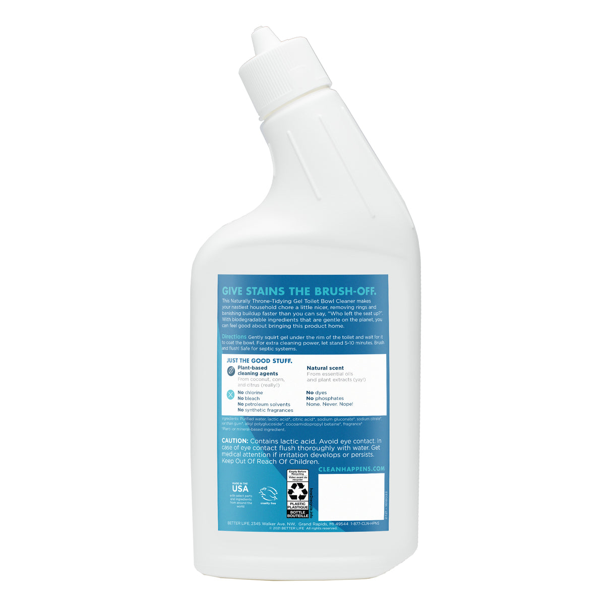 Clean Happens Toilet Bowl Cleaner - Back