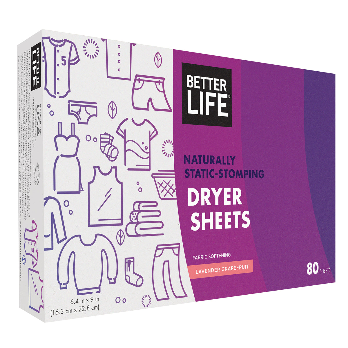 Better Life Dryer Sheets