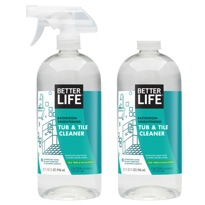 2 bottles of Tub and tile cleaners