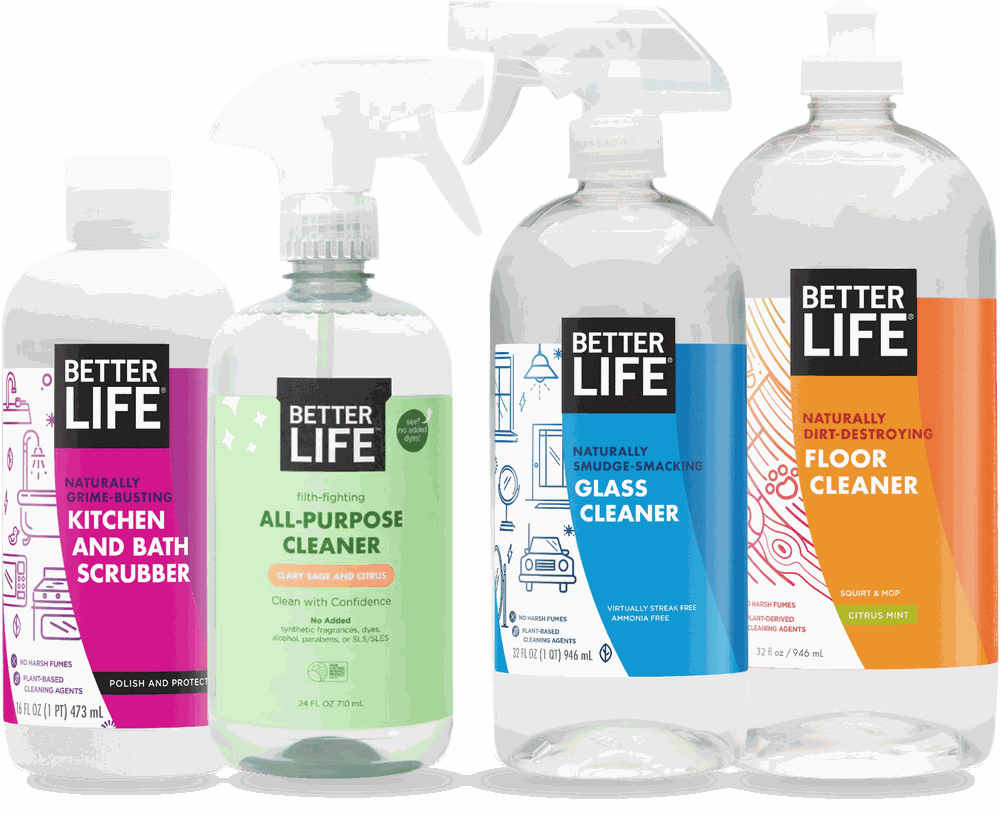 Better Life The Starter Kit bundle — non toxic cleaners